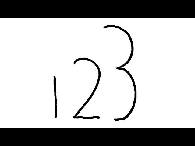 Как нарисовать ПОПУГАЯ из 123
