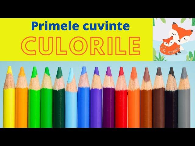 Culorile - Sa invatam culorile - Culorile in engleza si romana - culorile pentru copii gradinita