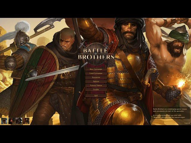 Антоха Галактический во главе Боевых Братиков - Battle Brothers #01 (Expert, Ironman)