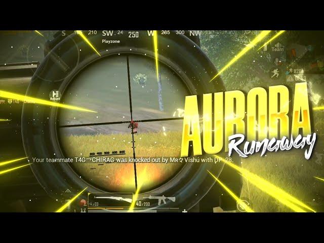 AURORA - Runaway PUBG Montage  | T4G GAMING 