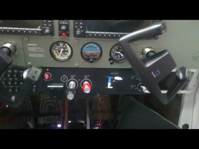 Cessna 172 home flight simulator yokes synchro!