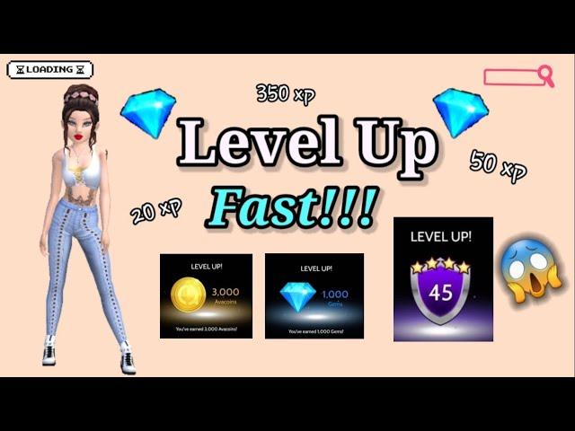 LEVELING UP EXTREMELY FAST FOR BEGINNERS 2020 *Avakin Life*