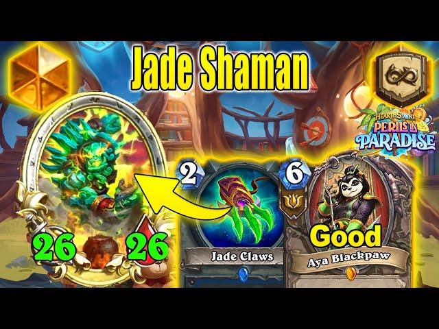 New Jade Shaman Deck In 2024 Is Still Top Tier Fun At Perils in Paradise Mini-Set | Hearthstone