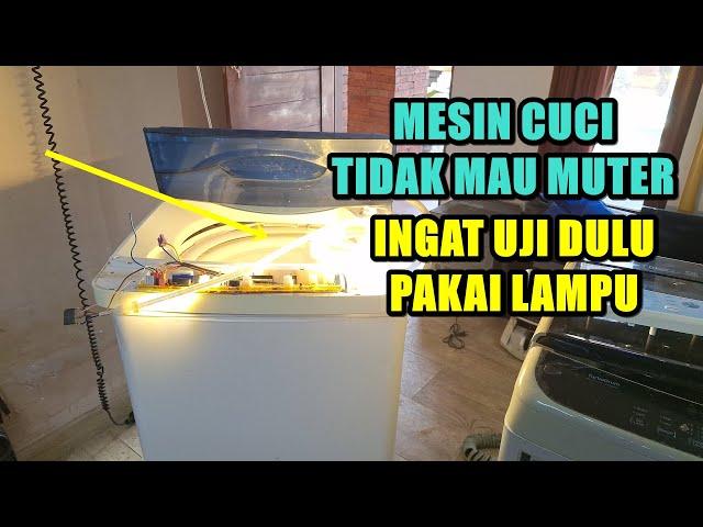 MESIN CUCI SHARP OTOMATIS TIDAK MAU MUTER JANGAN SALAH PREDIKSI