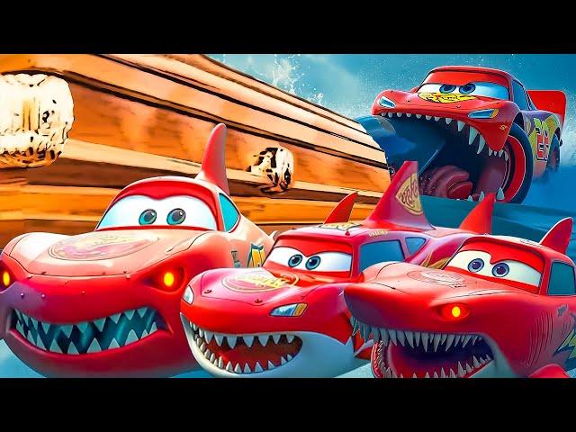 Lightning McQueen Shark Monster | Coffin Dance Song (COVER)