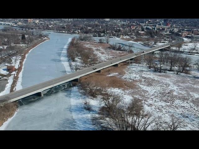 Winter Island Visit, Mohawk River, Scotia, NY