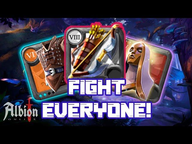 Fight everyoune with this build | Warbow mist pvp | Premium giveaway | Albion Online