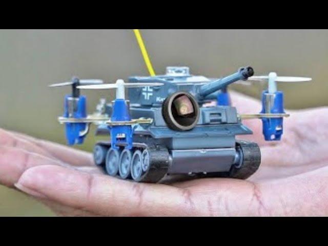 DIY Micro Flying SPY Tank!