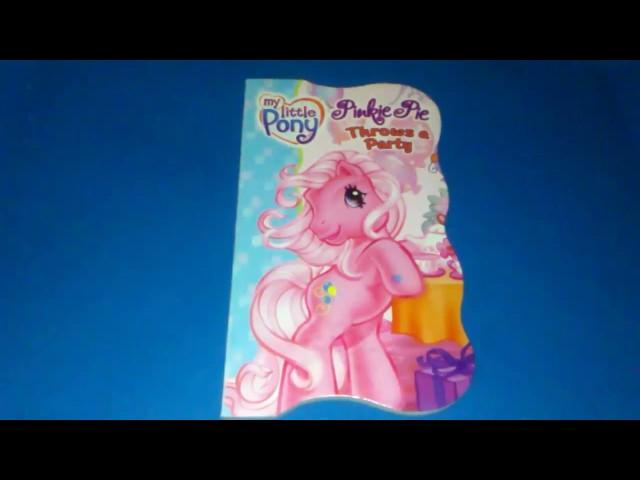 My Little Pony Pinkie Pie Throws a Party read along story book