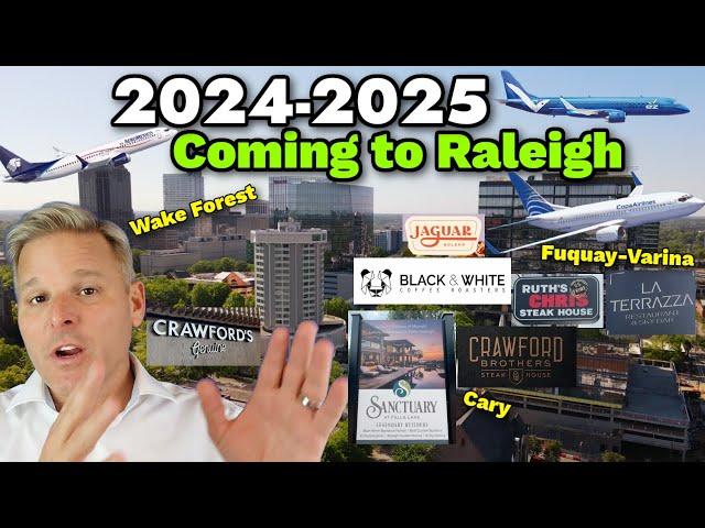 Everything NEW or COMING SOON to Raleigh NC in 2024-2025