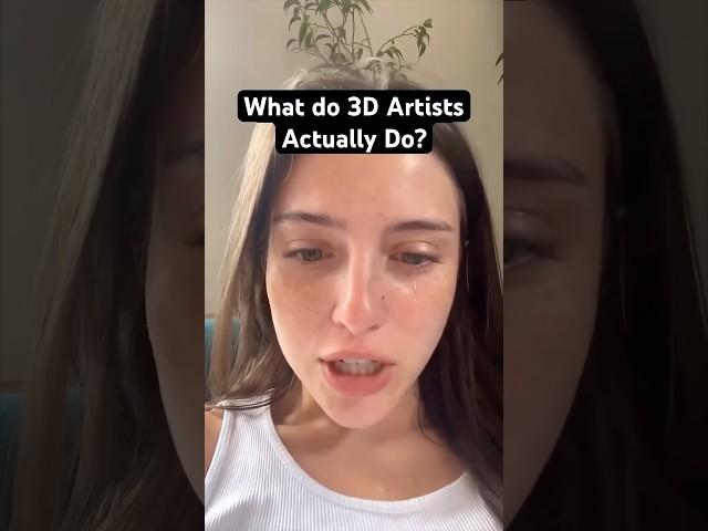 What do 3D Artists Actually Do? #3d #blender #meme