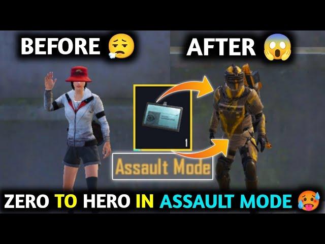 ZERO To HERO In ASSAULT MODE  PUBG METRO ROYALE