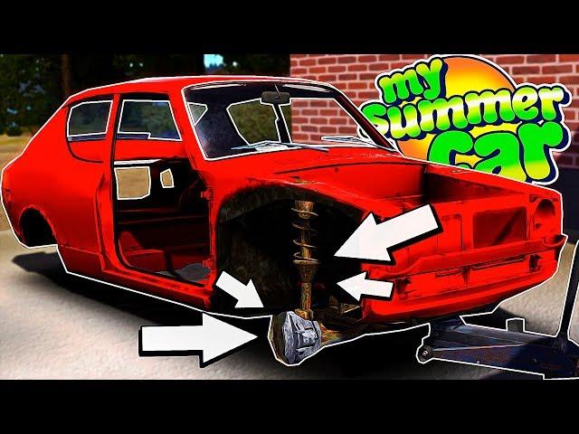 Случайно СЖЁГ свой ДОМ... КАК собрать ПОДВЕСКУ КОРЧА в My Summer Car | #4