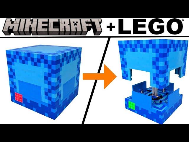 100% WORKING LEGO® Minecraft Shulker Box