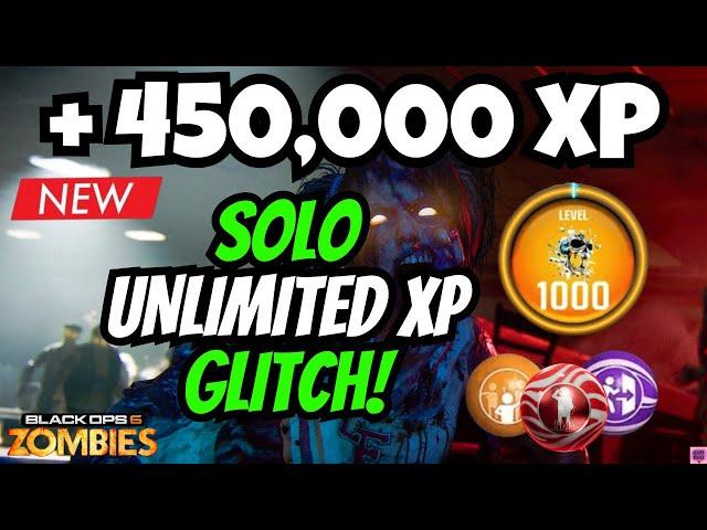 BO6 GLITCH - NEW SOLO PRESTIGE MASTER GLITCH (NEW SOLO AFK UNLIMITED XP GLITCH) BO6 ZOMBIES GLITCH!