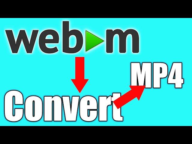 WEBM  [ How to convert Webm File 2021 ] How to play Webm File