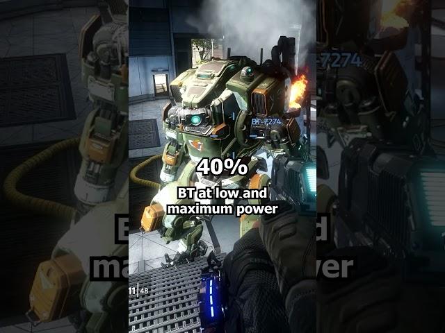 BT at low and maximum power | Titanfall 2 #titanfall #titanfall2 #bt7274