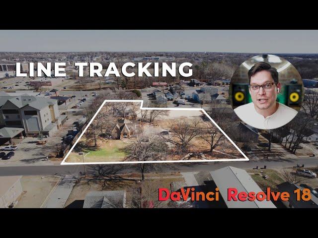 DaVinci Resolve 18 Track Outline on Drone Video Tutorial