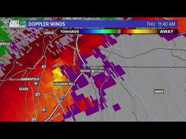 Confirmed tornado in Kannapolis, North Carolina