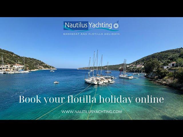 Book your flotilla online with Nautilus Yachting