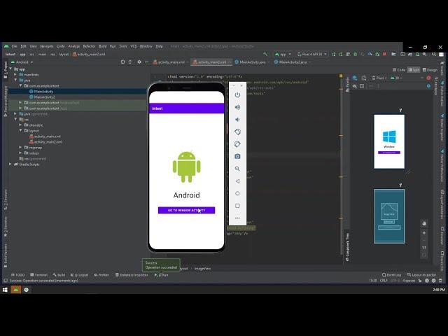 How to Switch activities on Button Click in Android Studio |  Codekv | Kushvyas
