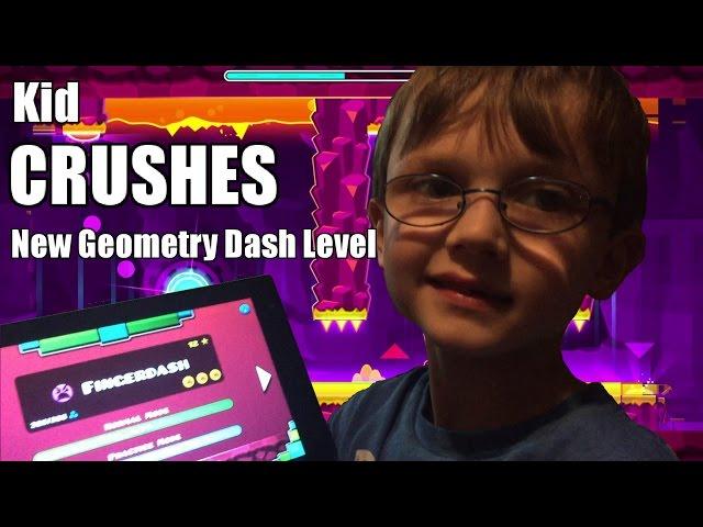 7 Year Old CRUSHES New Geometry Dash 2.1 Level