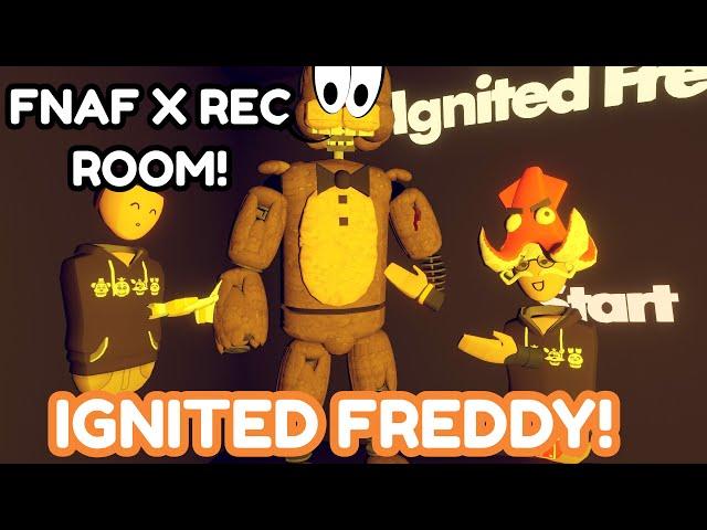 FNAF X Rec Room+Ignited Freddy! Rec Room funny moments