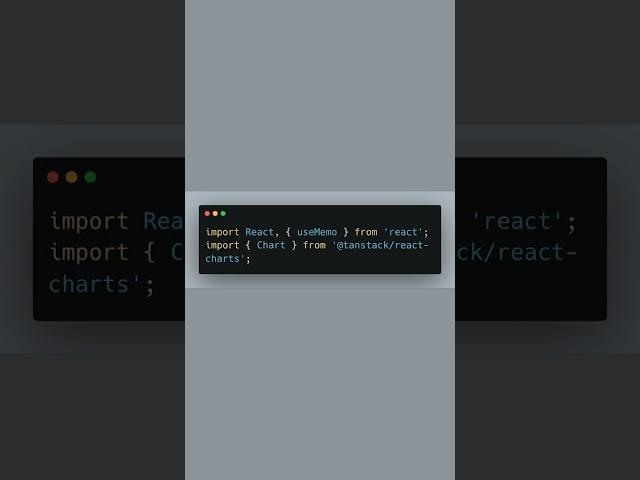 Master TanStack React Charts Easily #ReactCharts