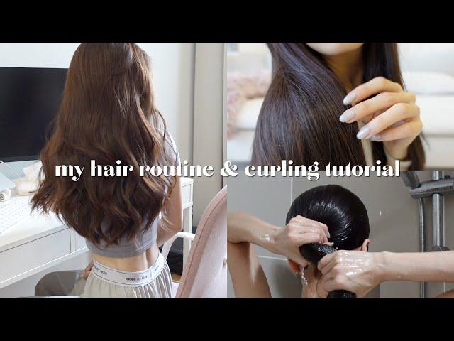 everything about my hair | my hair care routine and how I curl my hair 