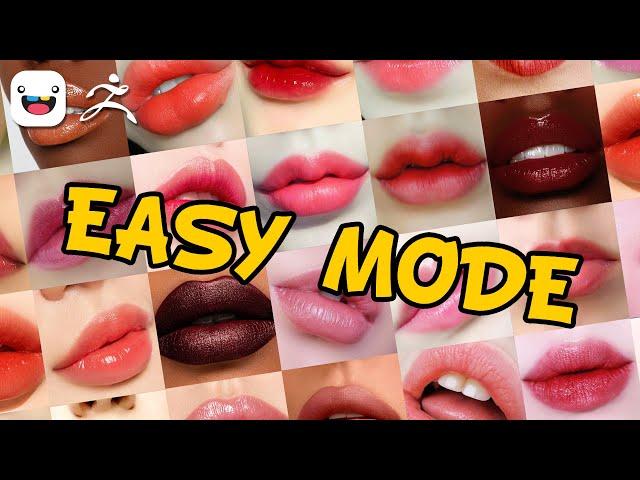 How to Sculpt Lips in 1 Minute - ZBrush Tutorial