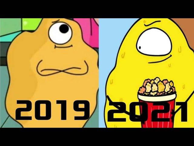 Эволюция Картохи с канала Луана 2019-2021