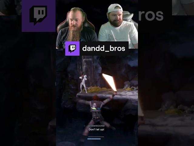 Not enough! Follow us on Twitch DandD_Bros #gaming #twitch #funny #brothers #starwarsjedifallenorder