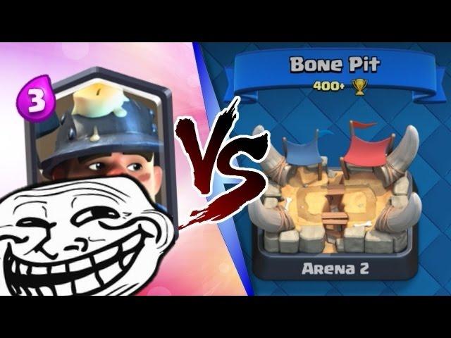 шахтер на 2 арене | троллинг | clash royale