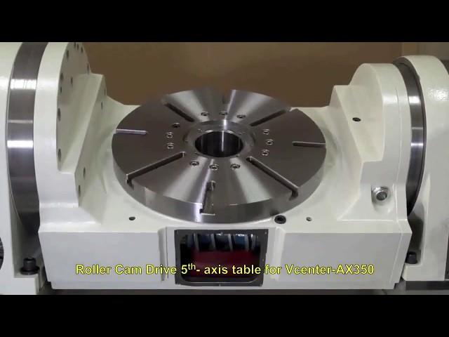 Victor Taichung Vcenter AX350 with 5th axis table by Roller cam drive