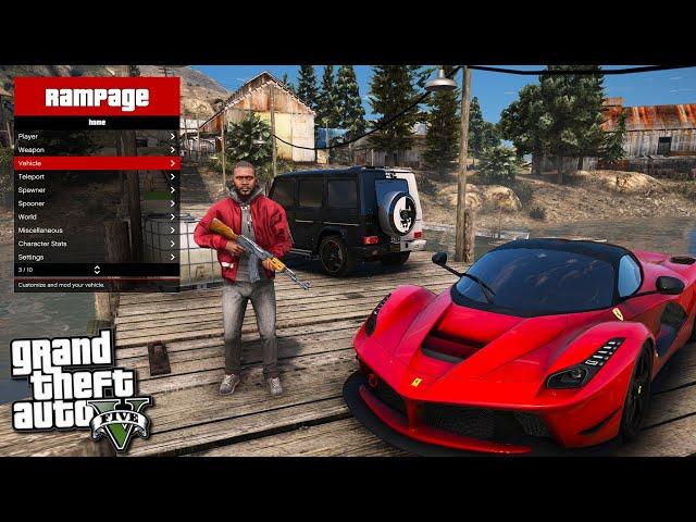 Rampage Trainer - ЛУЧШИЙ ТРЕЙНЕР ДЛЯ СЮЖЕТКИ ГТА 5! КАК УСТАНОВИТЬ ТРЕЙНЕР В GTA 5! ЛУЧШЕ ЧЕМ MENYOO