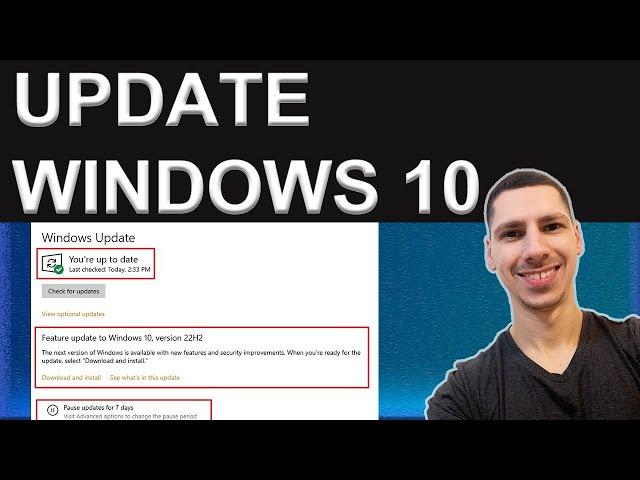 How to update Windows 10