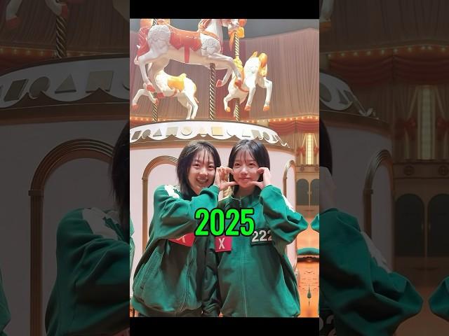 Evolution of 222-player 2025-2002  #squidgame #joyuri #thanos