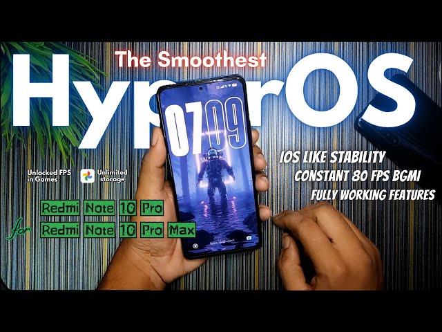 THE BEST HYPER OS build for Redmi Note 10 Pro [] HyperAiterOS Detailed Review [] The Smoothest one