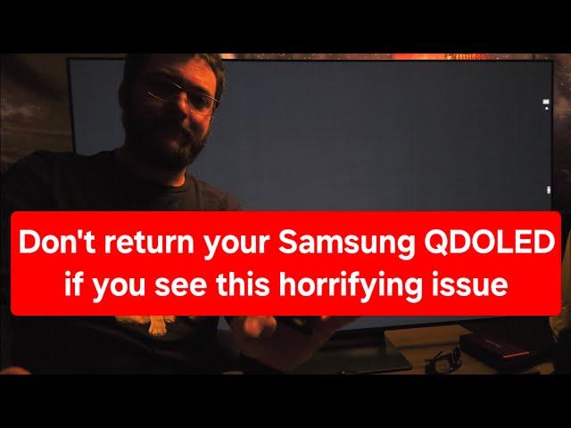 Samsung QDOLEDs horrifying issue goes away!  Deep dive on the Service Menu. All my settings