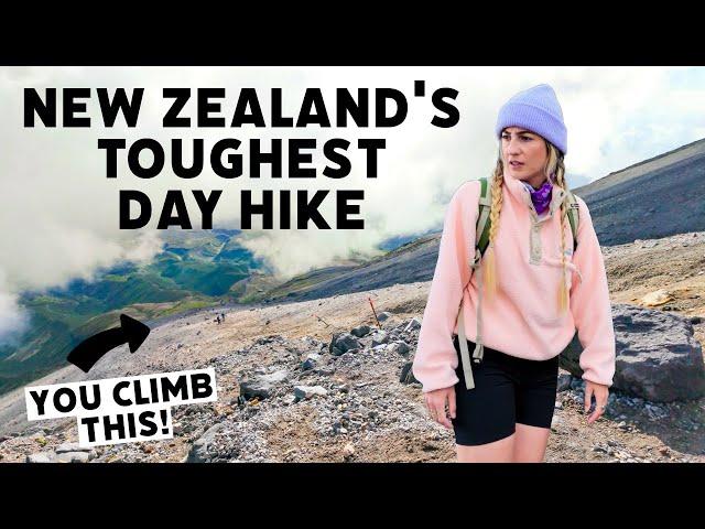 The HARDEST Hike We’ve Ever Done! Mount Taranaki Summit Track | New Zealand