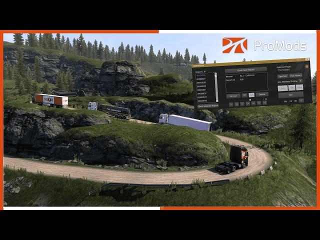 TruckersMP Game Moderator on ProMods | Kirkenes Road | Game Reports