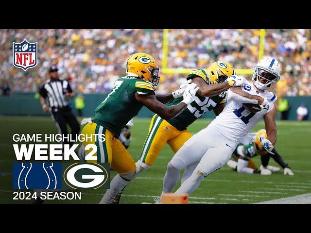 Indianapolis Colts vs. Green Bay Packers | 2024 Week 2 Game Highlights