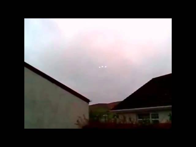 НЛО  В Норвегии засняли огни в небе  UFO  In Norway filmed the lights in the sky