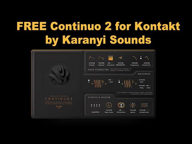 FREE Continuo 2 for Kontakt by Karanyi Sounds