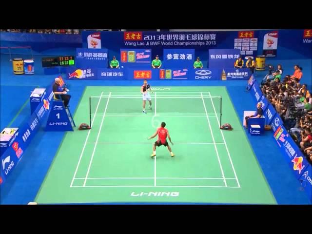 Top 20 men's singles rallies 2013 bwf world championships