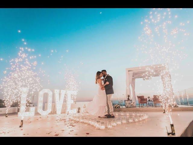 Romantic Marriage Proposal In Santorini | Roodi & Lena