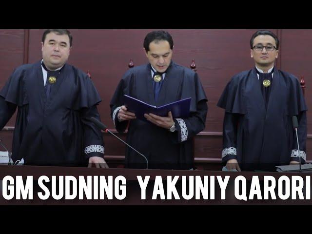 GM SUDI YAKUNIY QARORI | GM UZBEKISTAN