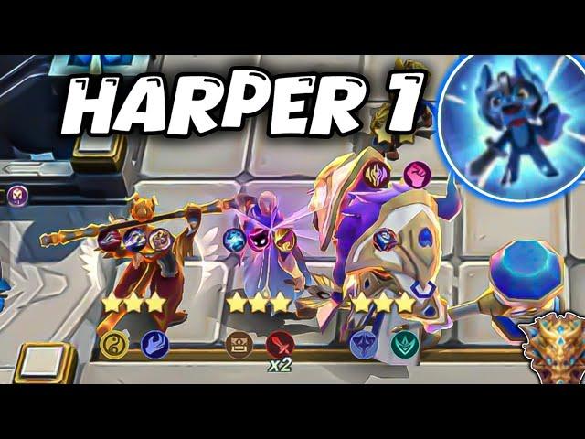 MAGIC CHESS | HARPER 1 UNEXPECTED 3 LEGENDARY HEROES | META