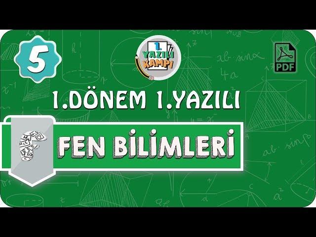 5. Sınıf Fen Bilimleri | 1. Dönem 1. Yazılıya Hazırlık