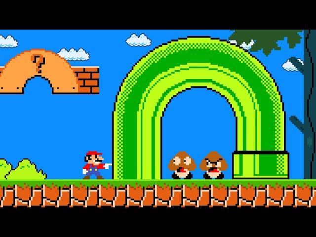 Super Mario Bros. but Mario Can BEND Anything!